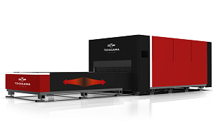 Мощный лазерный комплекс закрытого типа со сменными столами Tokagama Smart PRO+